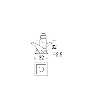 SEGNO SQ - Recessed LED square spotlight by Ghidini Lighting - view 3